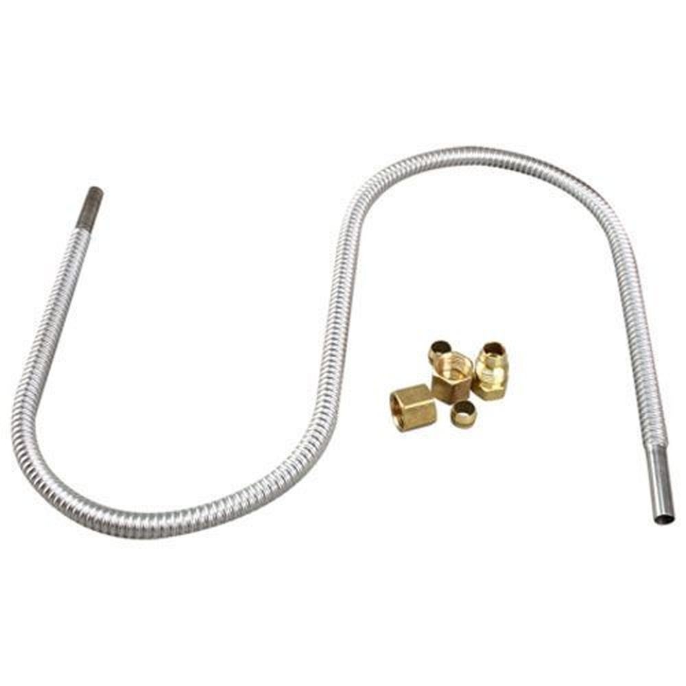 Dormont Flex Tube Replacement Installation Kit for Dormont Part Number T4-KIT-24, 1/4 x 24 inch