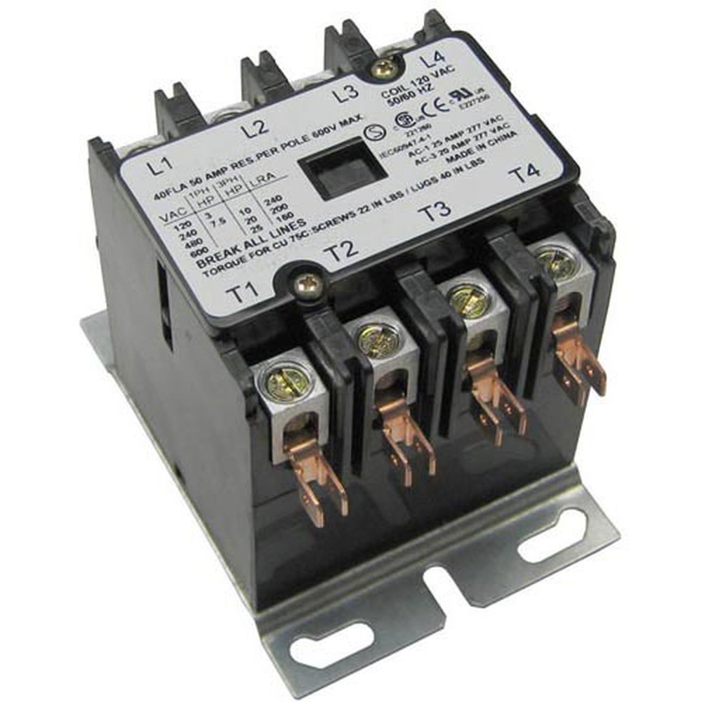 Grindmaster GRIA514005 Hartland 40/50 Amp 120 Volt 4 Pole Contactor