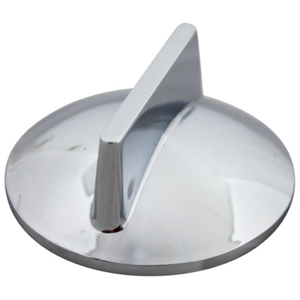 Imperial IMP2720-1 Chrome Metal Burner Valve Knob, 2 inch Dia.