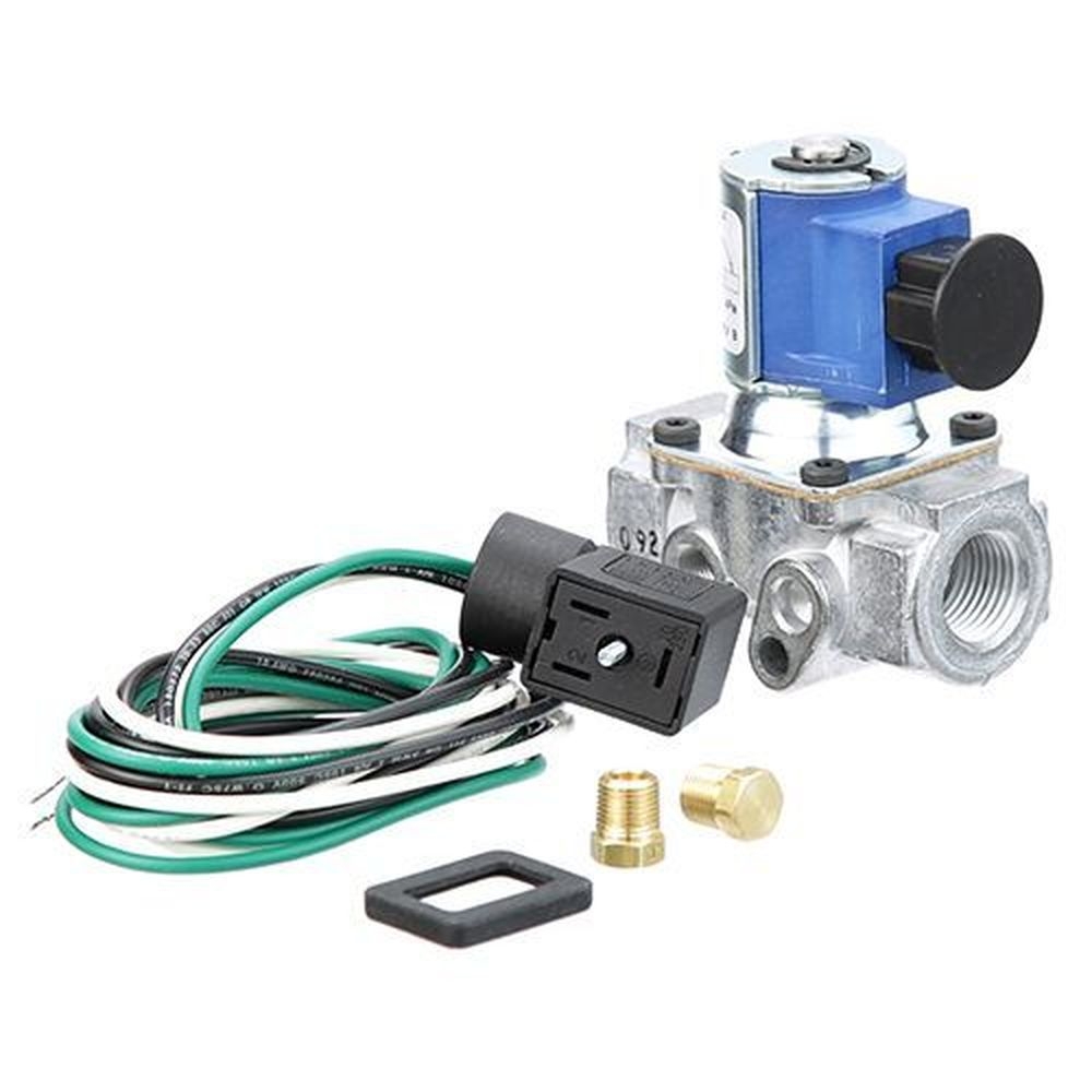 Middleby Marshall 120V 1/2 inch FPT Natural / LP Gas Solenoid Valve for Middleby Marshall Part Number 28091-0017