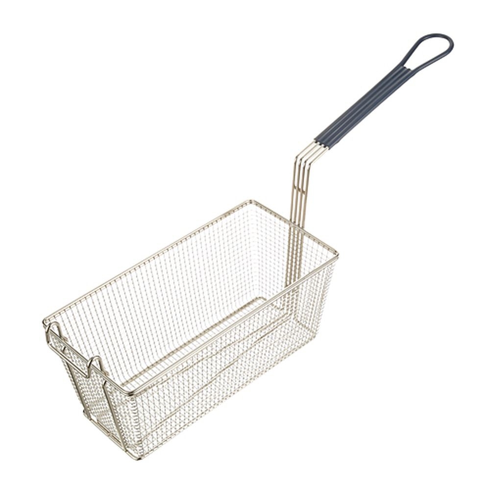 Prince Castle PRI678-P Twin Fryer Basket with Front Hook, 13 1/4 inch x 6 5/8 inch x 6 inch
