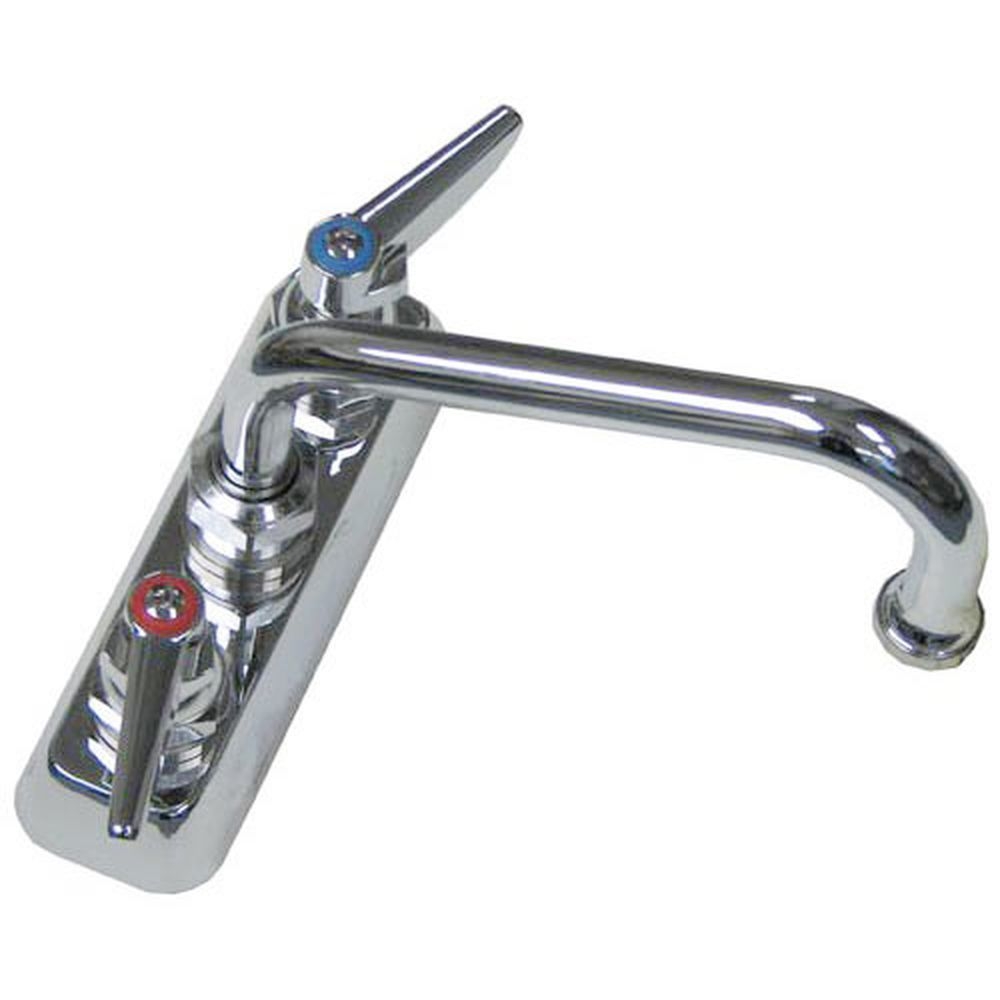 Randell RANHD FLR1110 4 inch Deck Mount Heavy Duty Faucet with 6 inch Spout