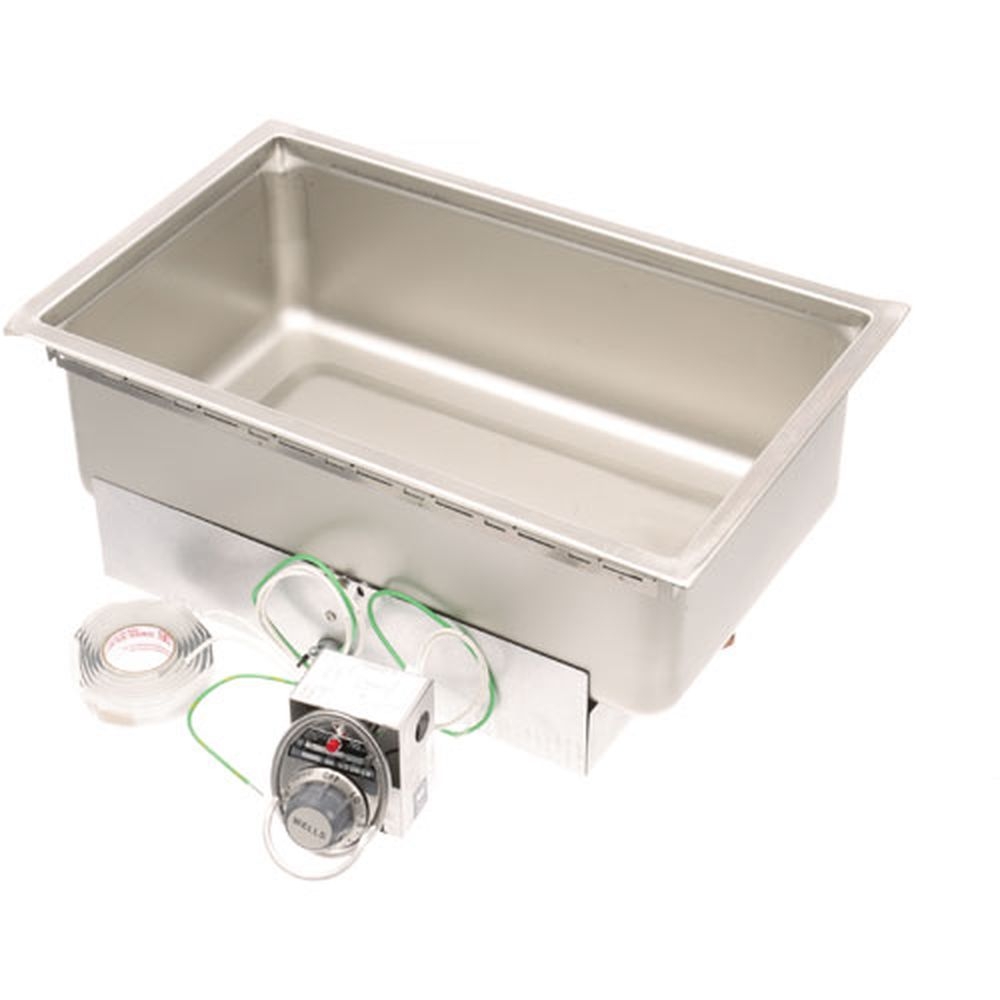 Star Manufacturing STA5P-SS206D Single Pan Built In Warmer with Drain