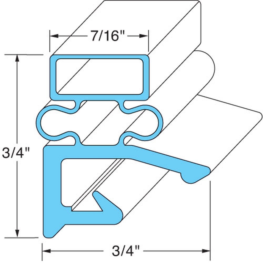 Traulsen TRA280984-2 Door Gasket, 29 11/16 inch x 24 3/8 inch