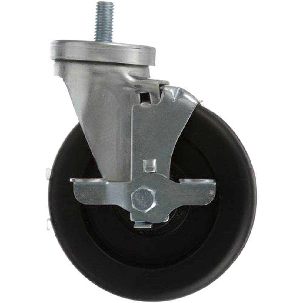 True TRU830221 5 inch Swivel Stem Caster with Brake, 1/2-13 x 1 inch