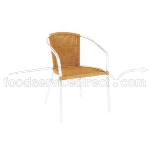 Grey Emu Americas LLC Rita Aluminum Outdoor Stacking Armchair, 33 x 21.5 x 23 inch -- 4 per case.