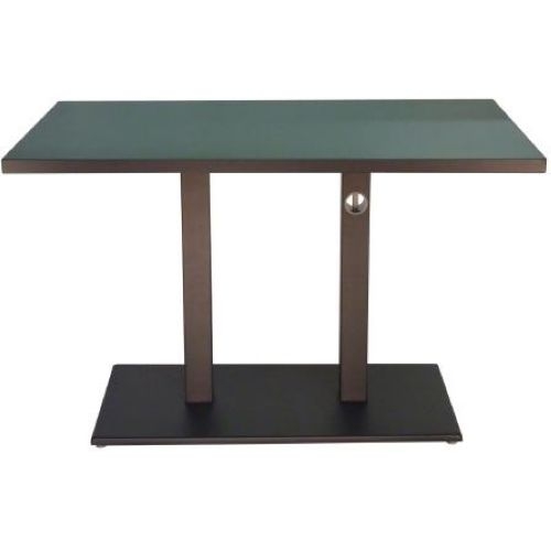 Natural Emu Aluminum Patented Outdoor Indoor Stacking Tebe Side Chair, 43.5 x 23 x 23.5 inch.