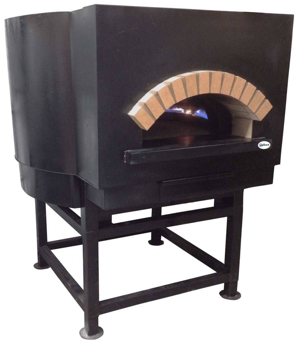 Univex Artisan Stone Hearth 1 Phase 115 Volt Round Gas Pizza Oven, Nine 12 inch Pizza Capacity