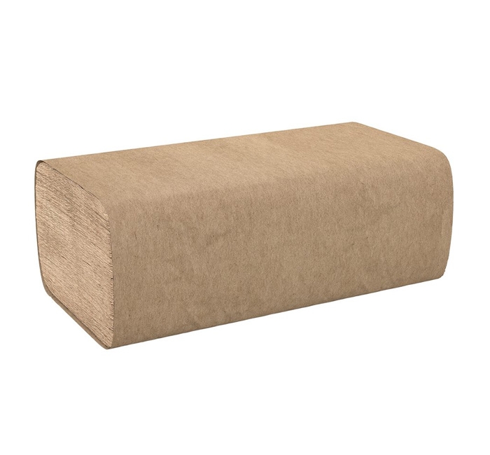 Cascades Jubilee Kraft 1 Ply Singlefold Towel, 9 X 9.5 inch - 250 sheets per roll -- 16 per case