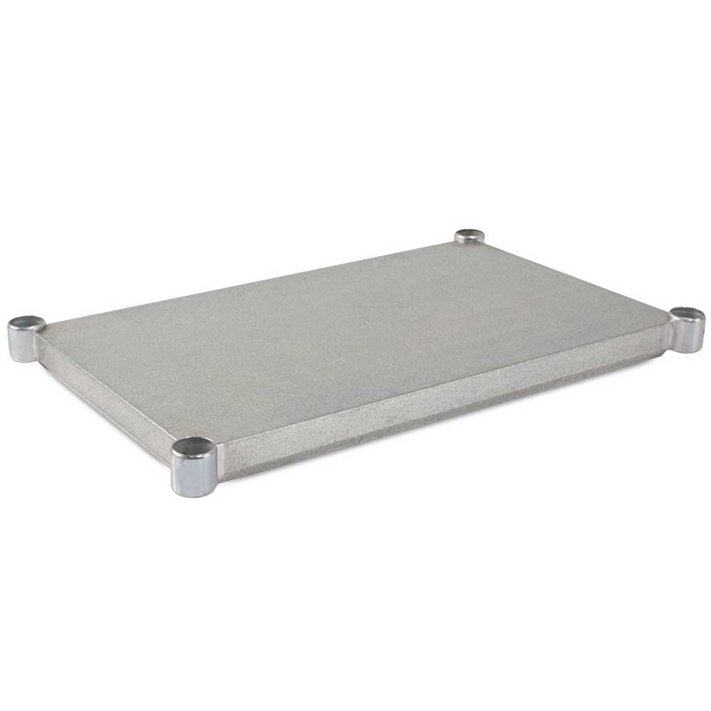John Boos 18 Gauge Galvanized Lower Shelf for Dishtable, 96 inch Length.