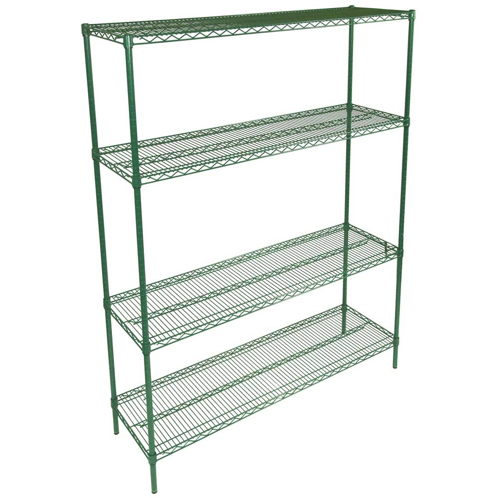 John Boos Green Epoxy Wire Shelf, 14 inch Width x 36 inch Length.