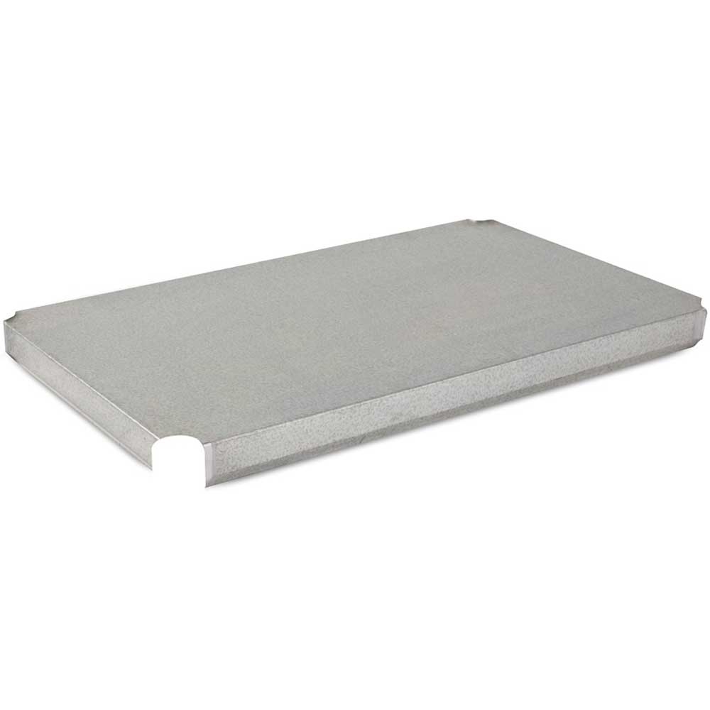 John Boos 16 Gauge Galvanized Lower Shelf Only, 120 x 48 inch.