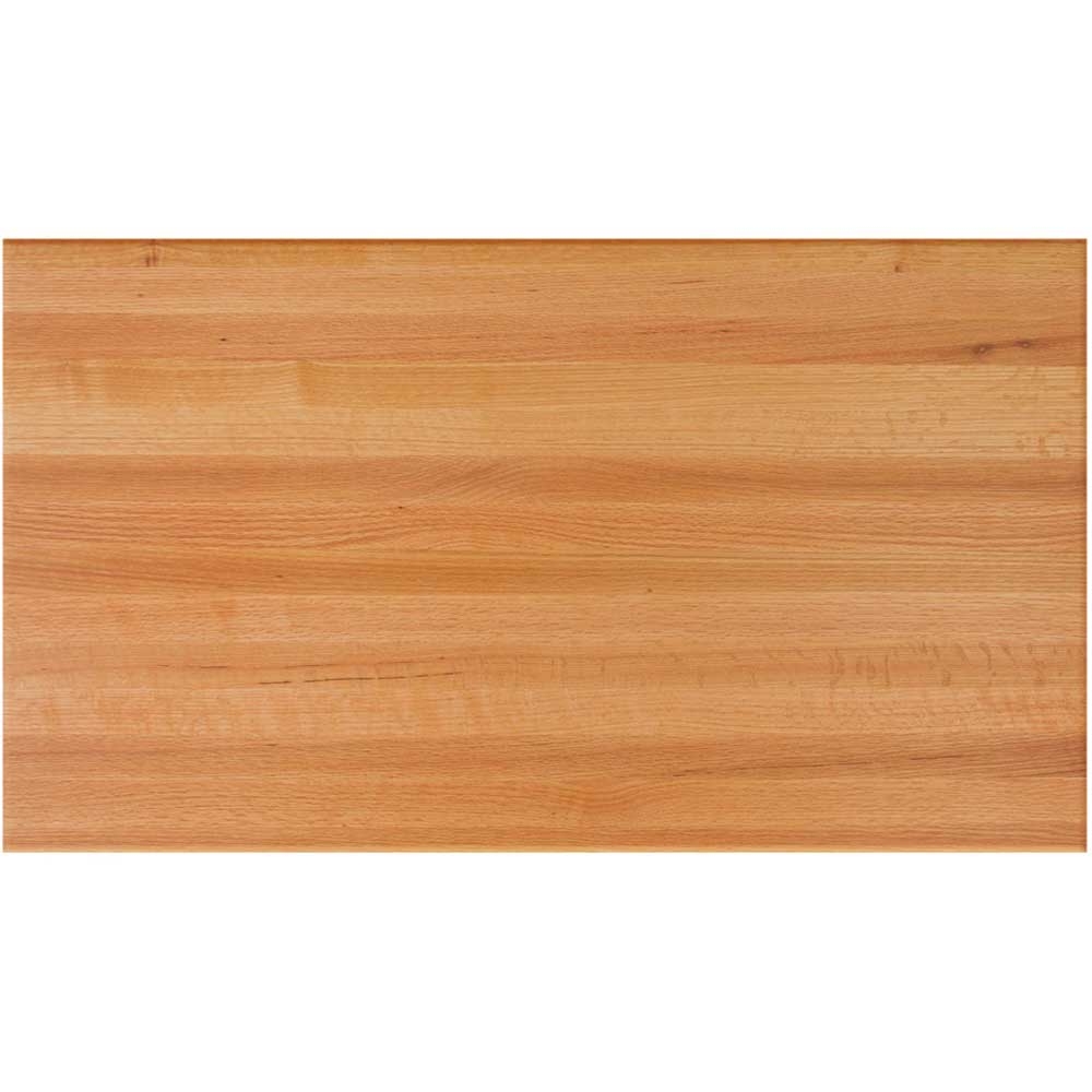 John Boos Tuff Var Finish Rectangular Red Oak Butcher Block Top, 42 x 24 x 1.5 inch.