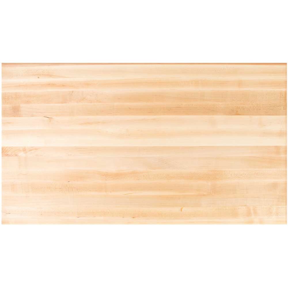 John Boos Tuff Var Finish Rectangular Soft Maple Butcher Block Top, 72 X 36 X 1 1/2 Inch