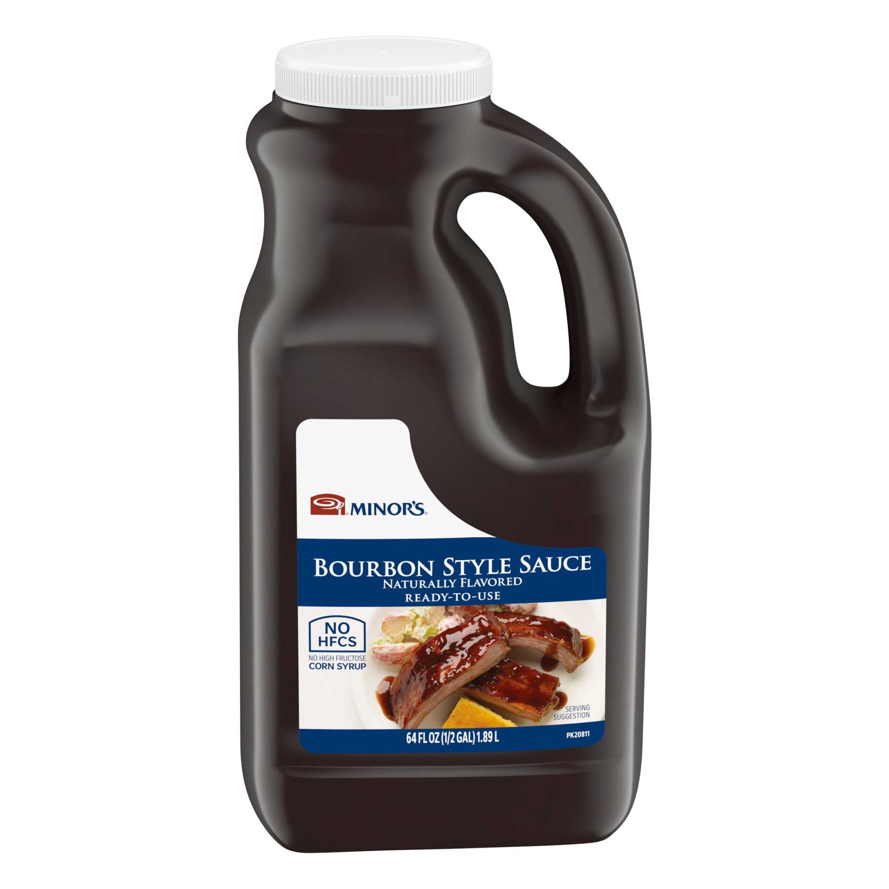 Minor's Ready To Use Bourbon Style Sauce, 0.5 gallon