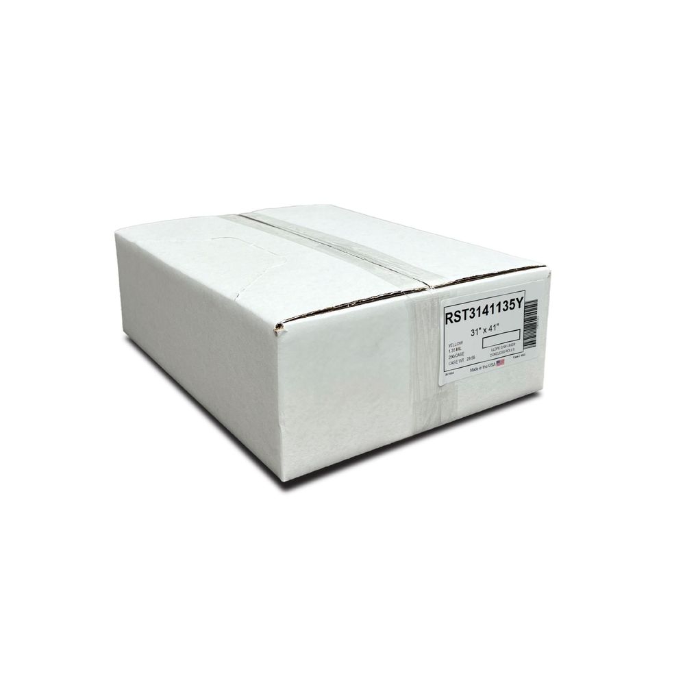 Napco Yellow 1.35 Mil Can Liner, 33 Gallon Capacity -- 250 per case