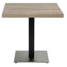 Grosfillex VanGuard Weathered Oak Table Top, 24 x 30 inch.