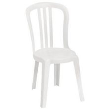 Grosfillex Miami Bistro White Side Chair -- 4 per case.