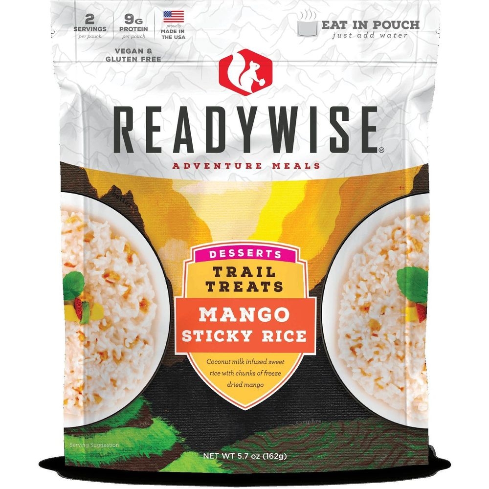 Readywise Trail Treats Mango Sticky Rice, 16 Ounce -- 50 per case