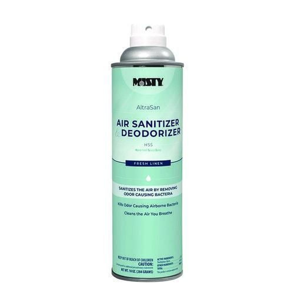 Misty Fresh Linen Altrasan Air Sanitizer and Deodorizer, 10 Ounce Aerosol Spray