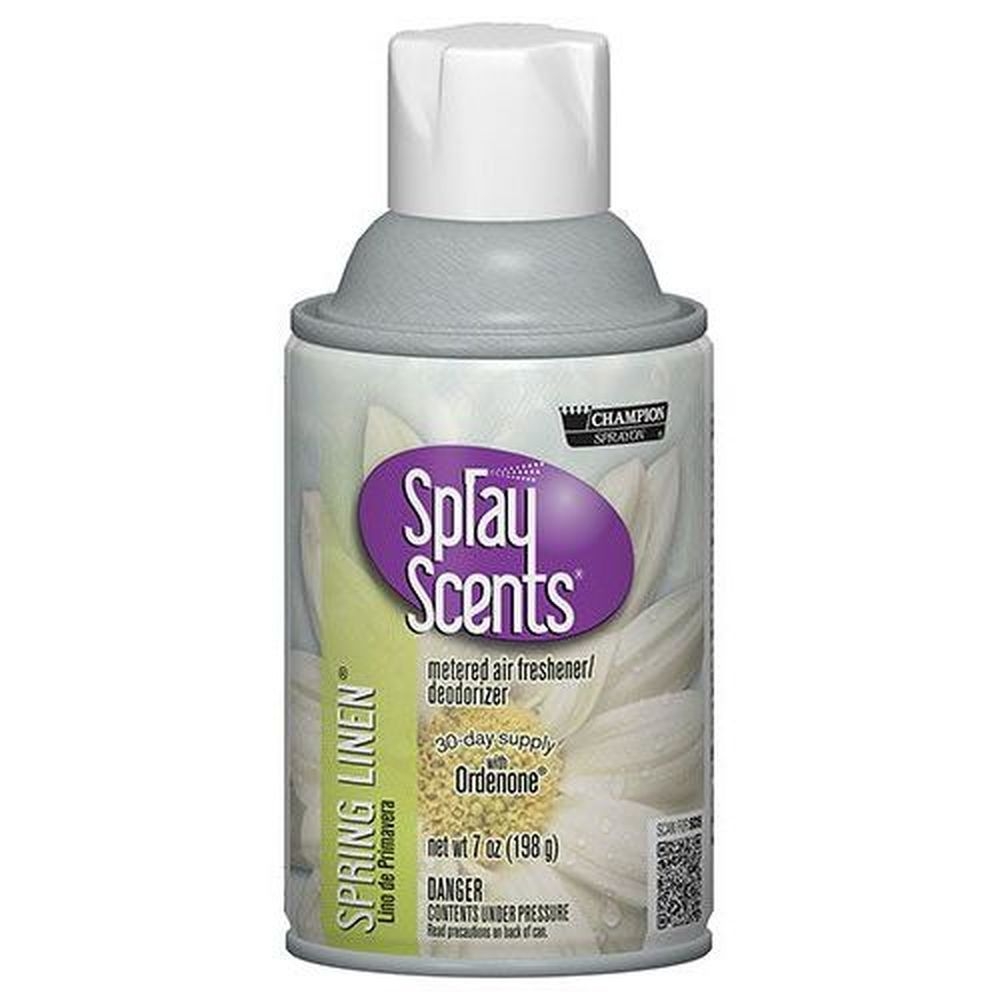 Champion Sprayon SprayScents Spring Linen Metered Air Freshener, 7 Ounce Refill -- 12 per case