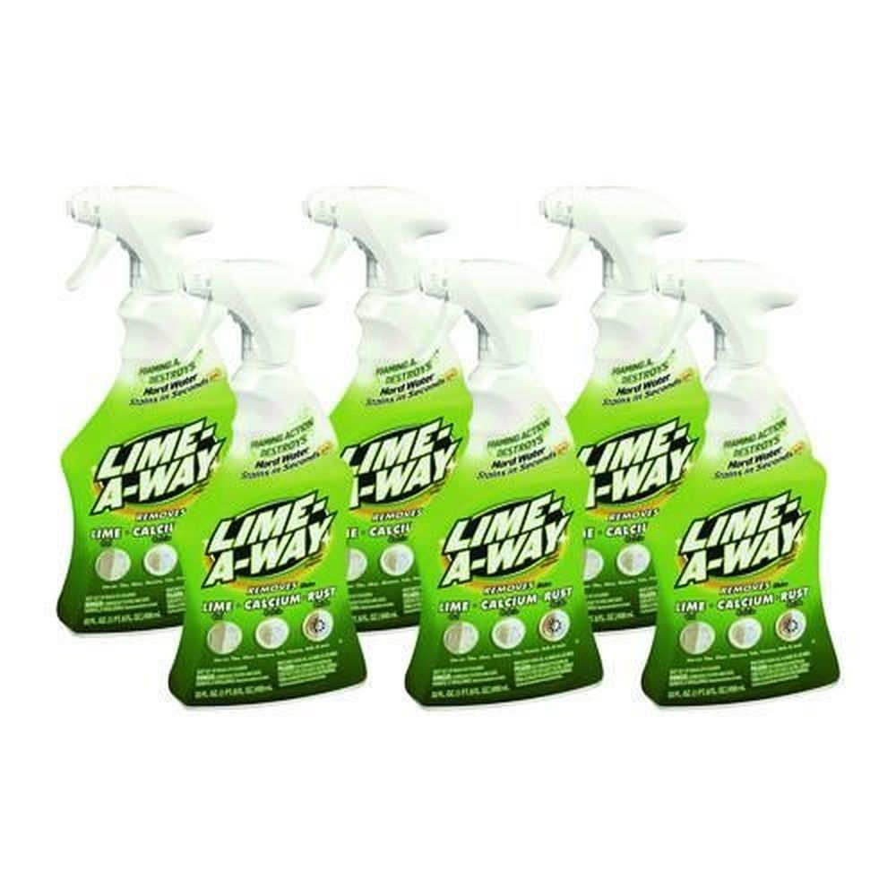 Lime-A-Way Lime Calcium and Rust Remover, 22 Ounce Spray Bottle -- 6 per case