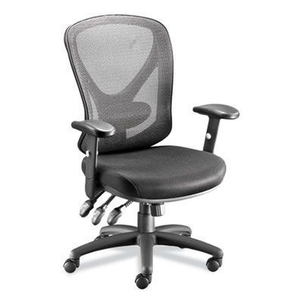 Alera Aeson Series Black Seat Back Base Multifunction Task Chair, Supports Up to 275 Pound