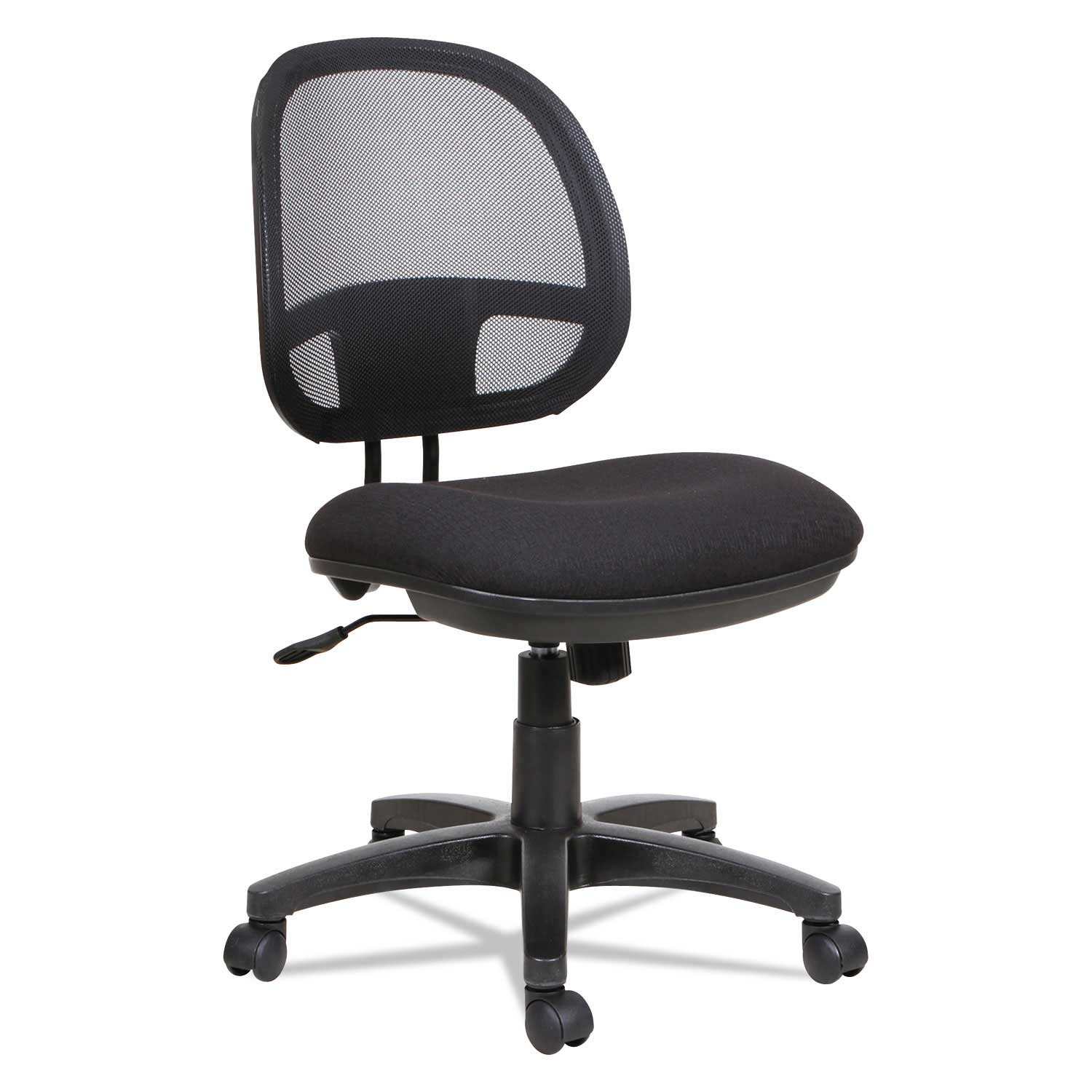 Alera 100 Percent Acrylic Black Interval Series Swivel/Tilt Mesh Chair with Black Base and Seat, Supports upto 275 Pound