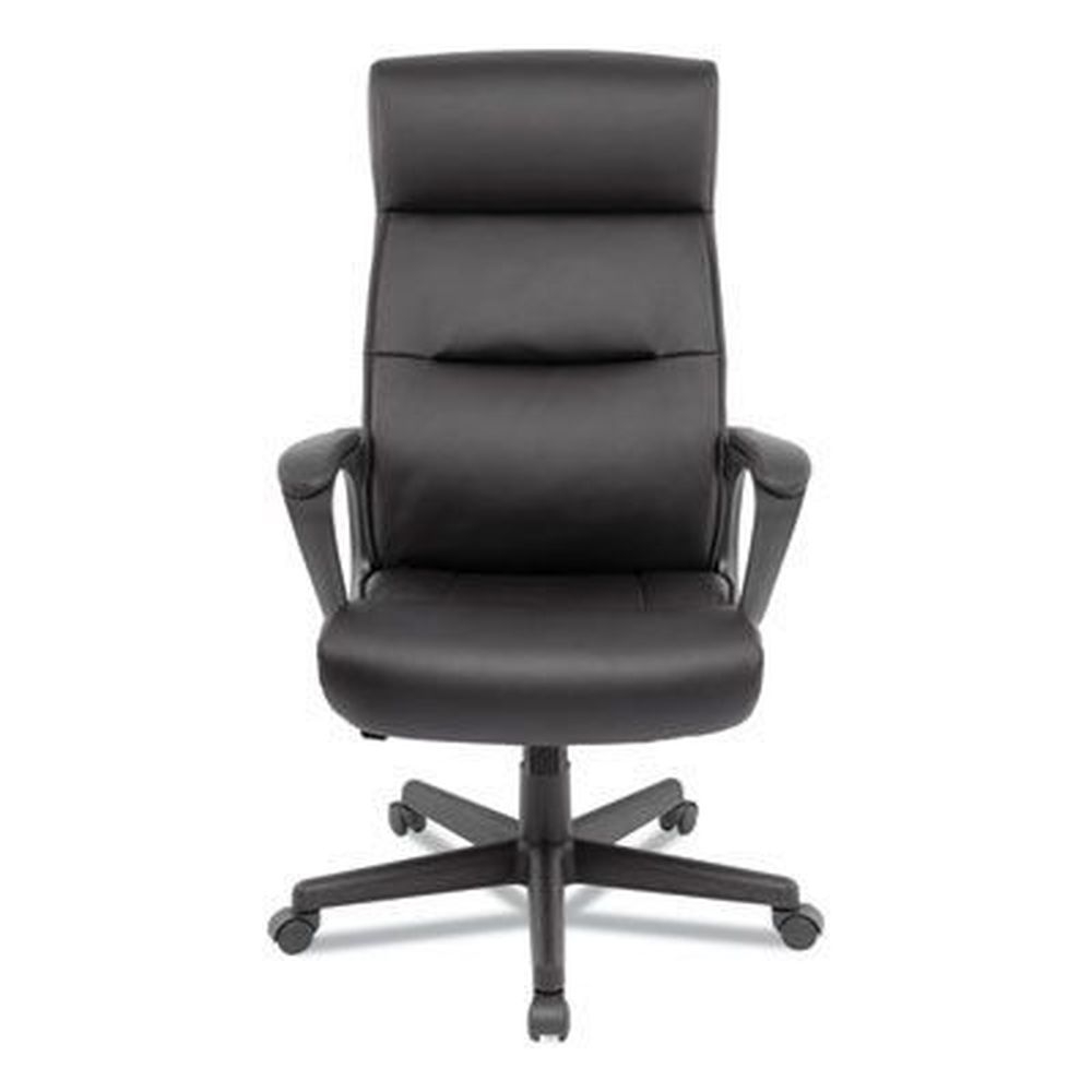 Alera Oxnam Series Black Seat/Back Black Base High-Back Task Chair, Supports Up to 275 Pound