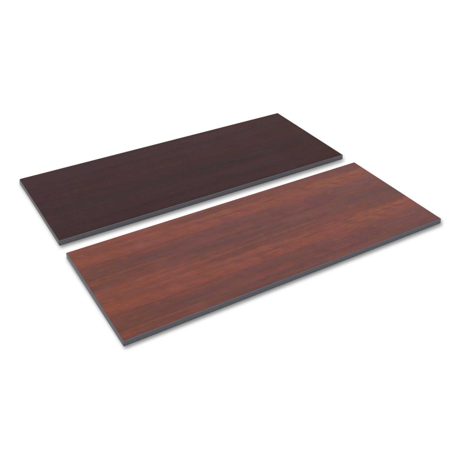 Alera Medium Cherry/Mahogany Rectangular Reversible Woodgrain Laminate Table Top, 60 x 24 inch
