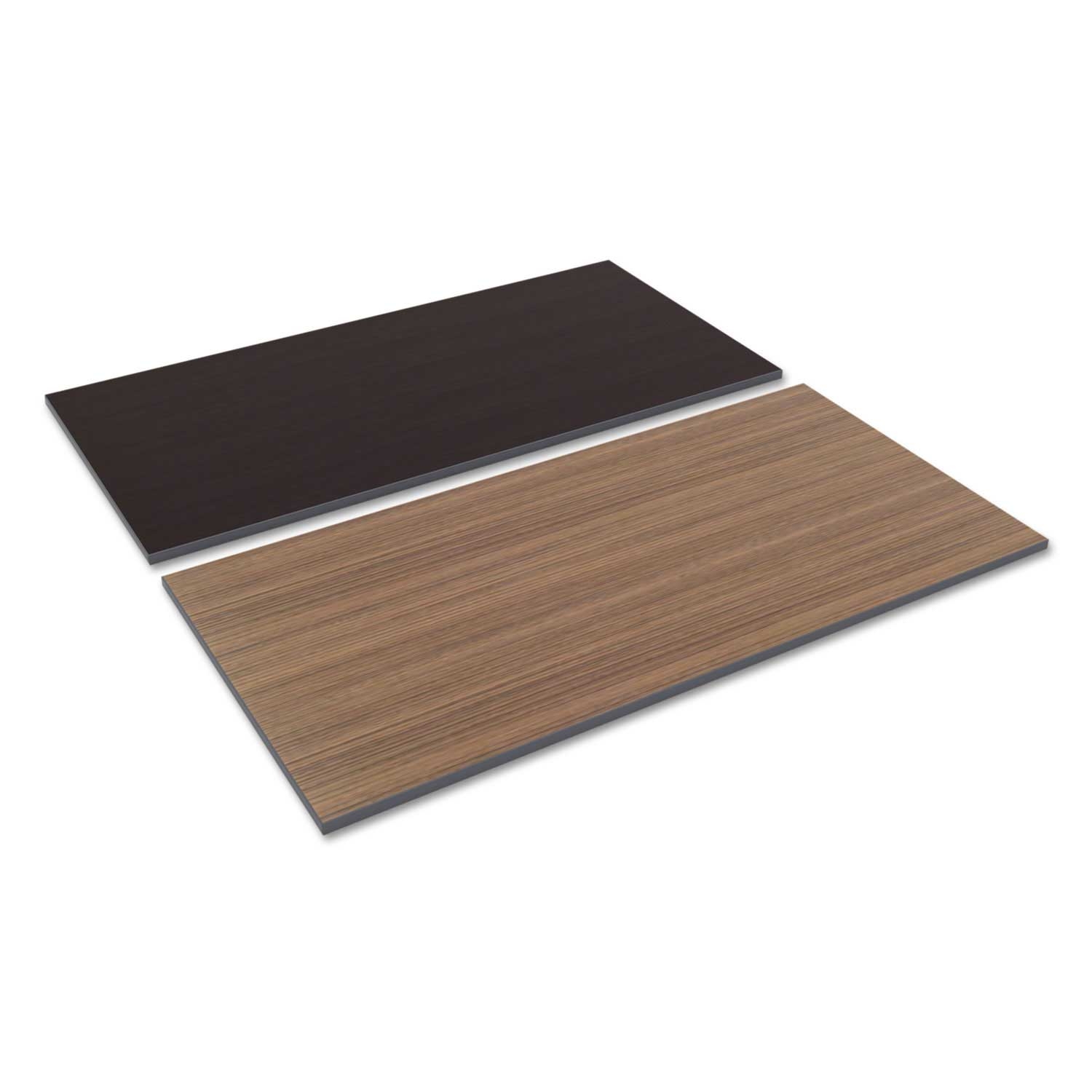 Alera Espresso/Walnut Rectangular Reversible Woodgrain Laminate Table Top, 60 x 30 inch