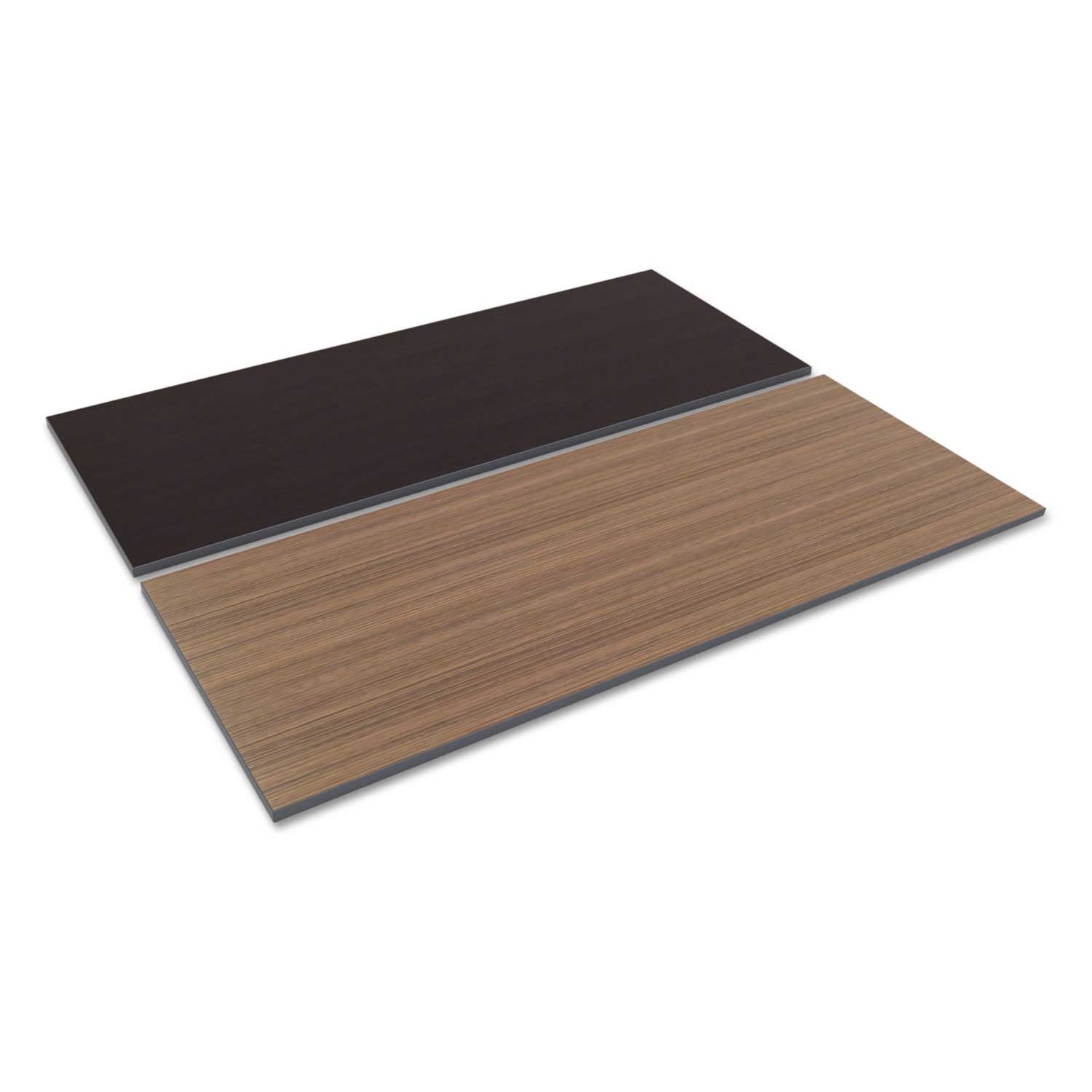 Alera Espresso/Walnut Rectangular Reversible Woodgrain Laminate Table Top, 72 x 30 inch