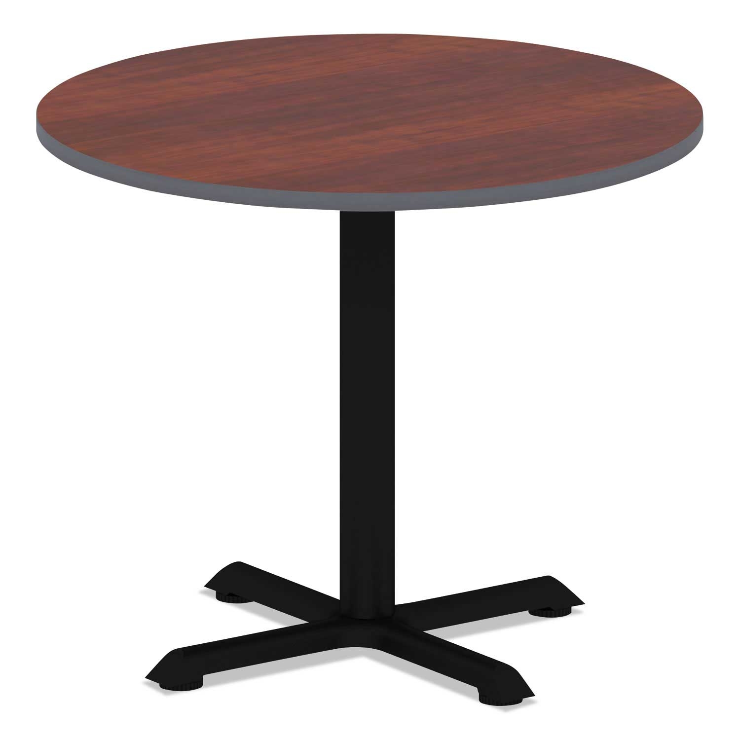 Alera Medium Cherry/Mahogany Round Reversible Laminate Table Top, 35 3/8 x 35 3/8 inch