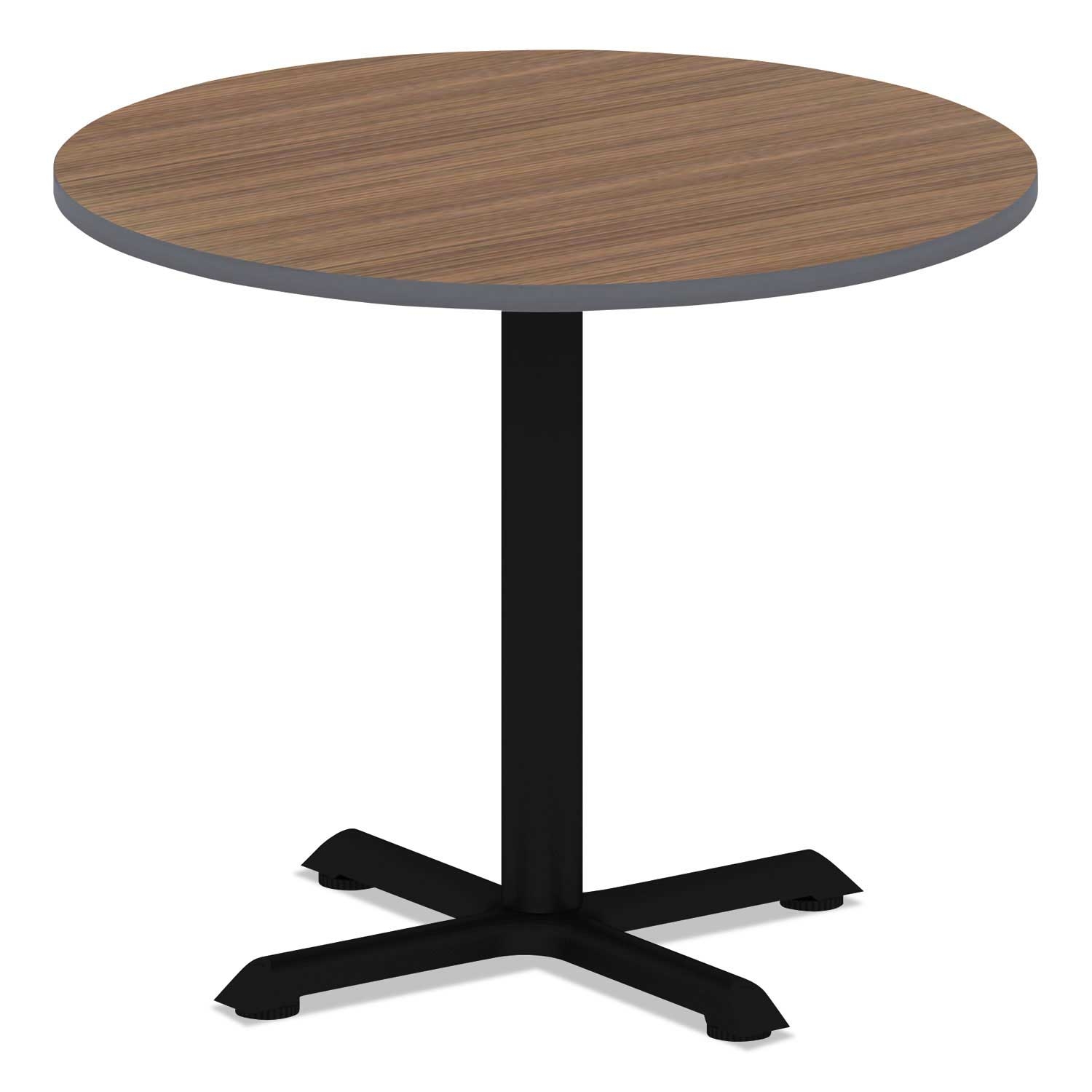 Alera Espresso/Walnut Round Reversible Laminate Table Top, 35 3/8 x 35 3/8 inch