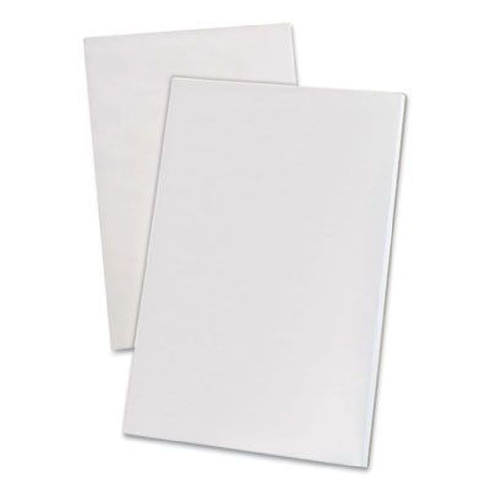 Ampad White Unruled Scratch Pads, 100 White 4 x 6 inch Sheets -- 12 per case
