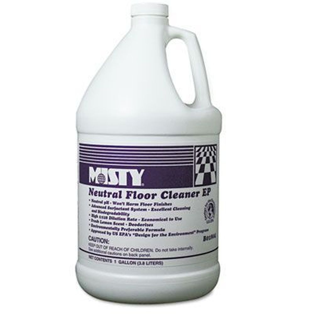 Misty Lemon Neutral Floor Cleaner Ep, 1 Gallon Bottle -- 4 per case