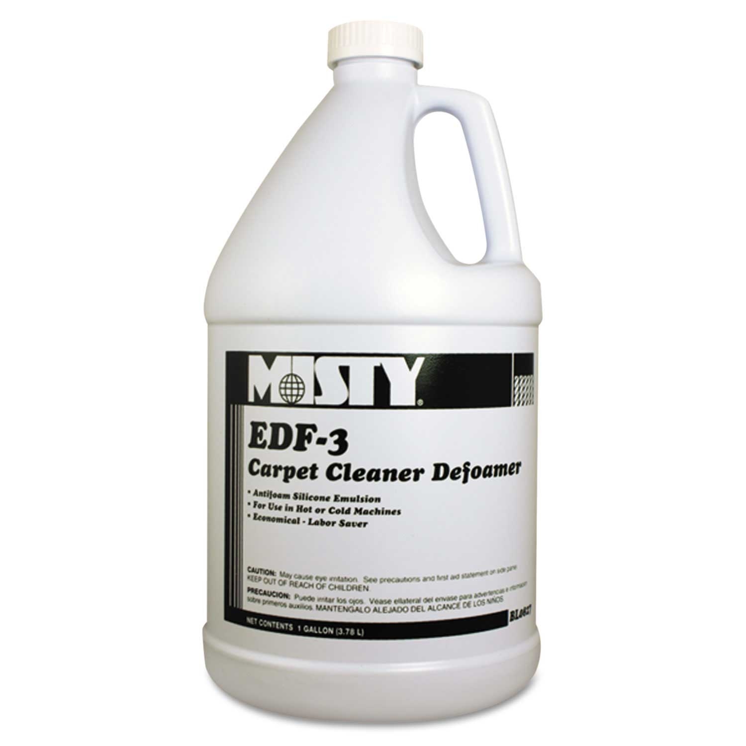 Misty Edf 3 Carpet Cleaner Defoamer, 1 Gallon Bottle -- 4 per case
