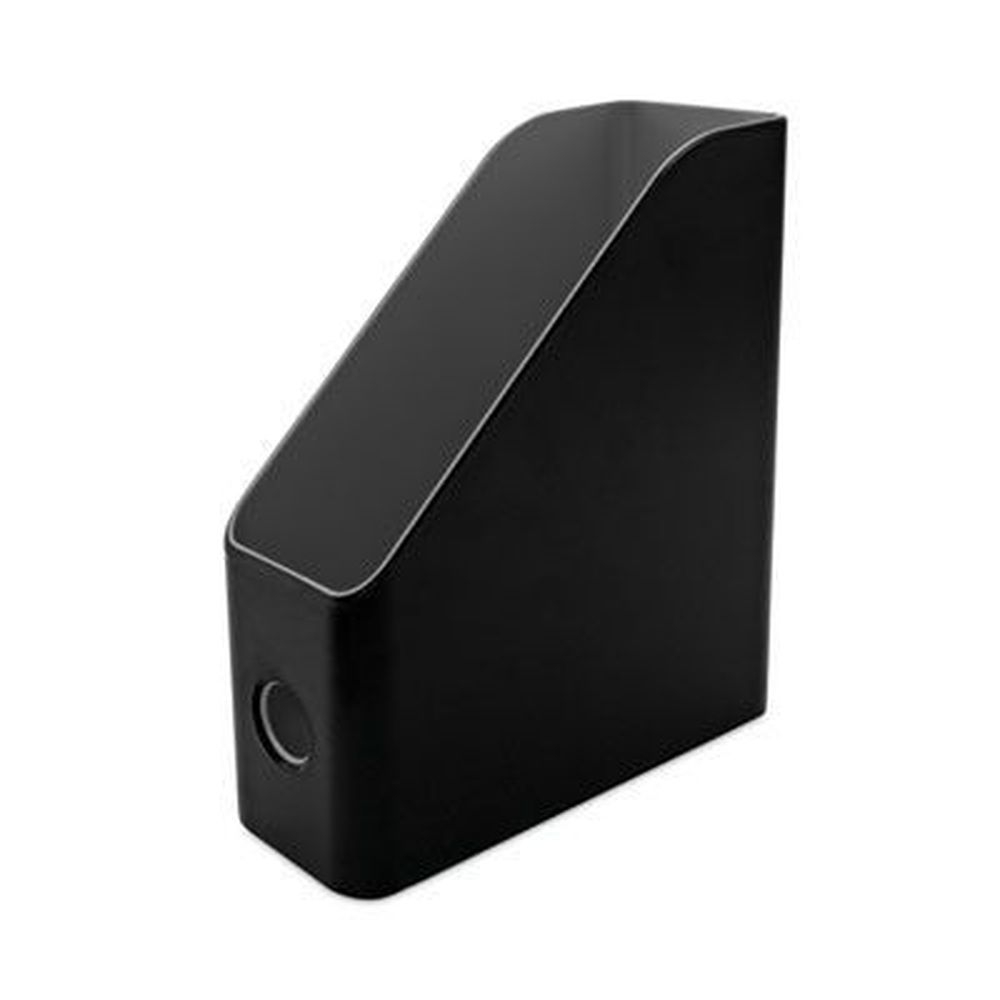Advantus Black/Gray Fusion Magazine File, 3.5 x 9.5 x 12 inch