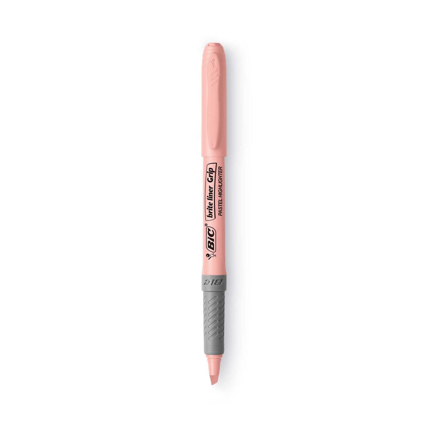 BIC Brite Liner Grip Pocket Chisel Tip Highlighter - 6 per pack -- 1 pack