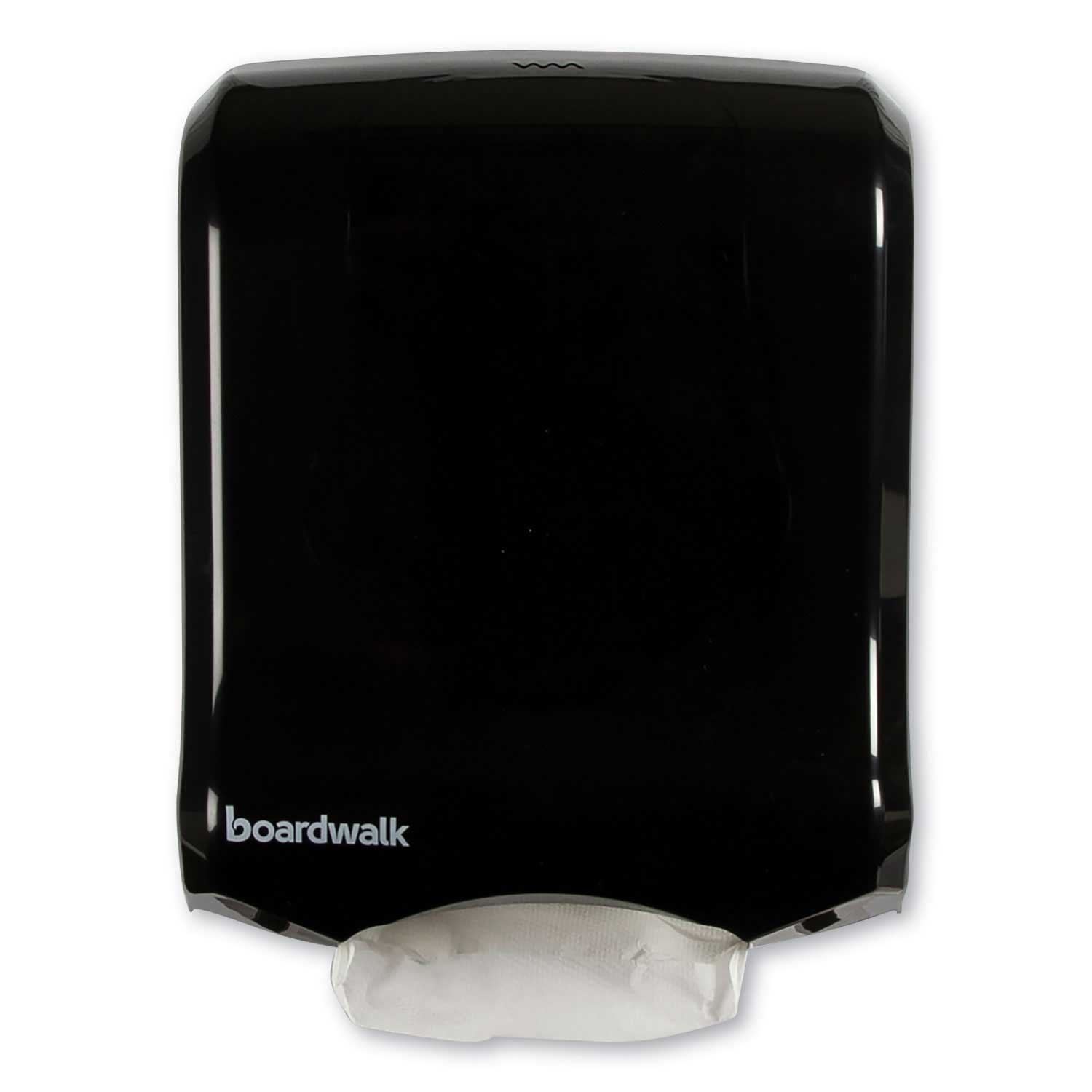 Boardwalk Black Pearl Ultrafold Multifold/C-Fold Towel Dispenser, 11.75 x 6.25 x 18 inch