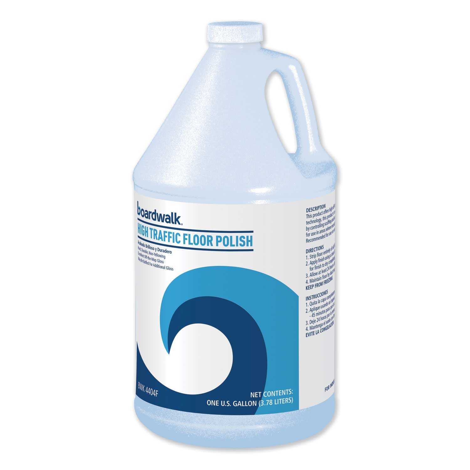 Boardwalk High Traffic Floor Polish, 1 Gallon Bottle