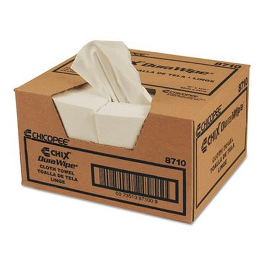 Chicopee White Smooth Texture 1/4 Fold Veraclean Critical Cleaning Wipes, 12 x 13 inch -- 400 per case