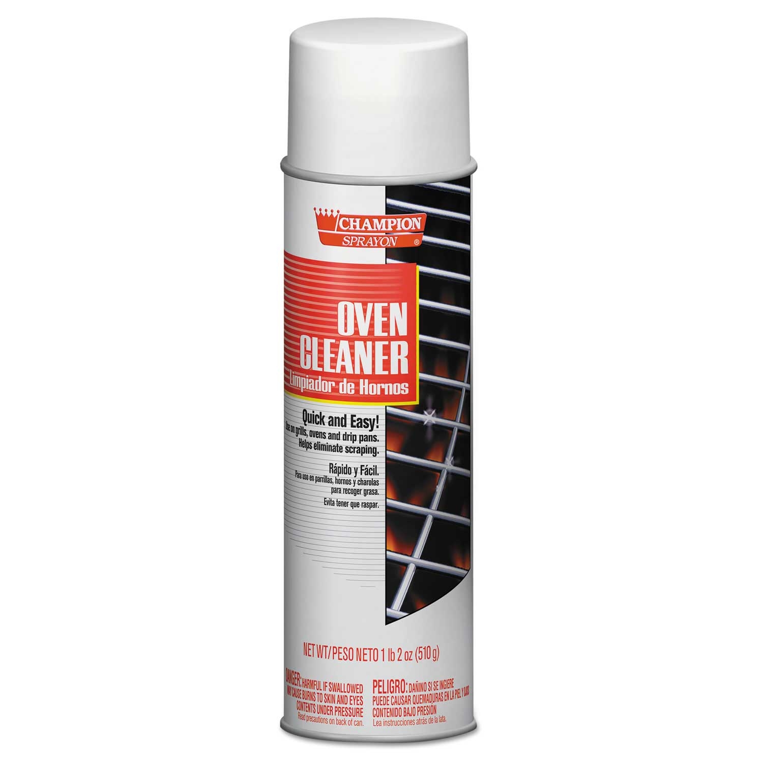 Champion Sprayon Oven Cleaner, 18 Ounce Aerosol -- 12 per case