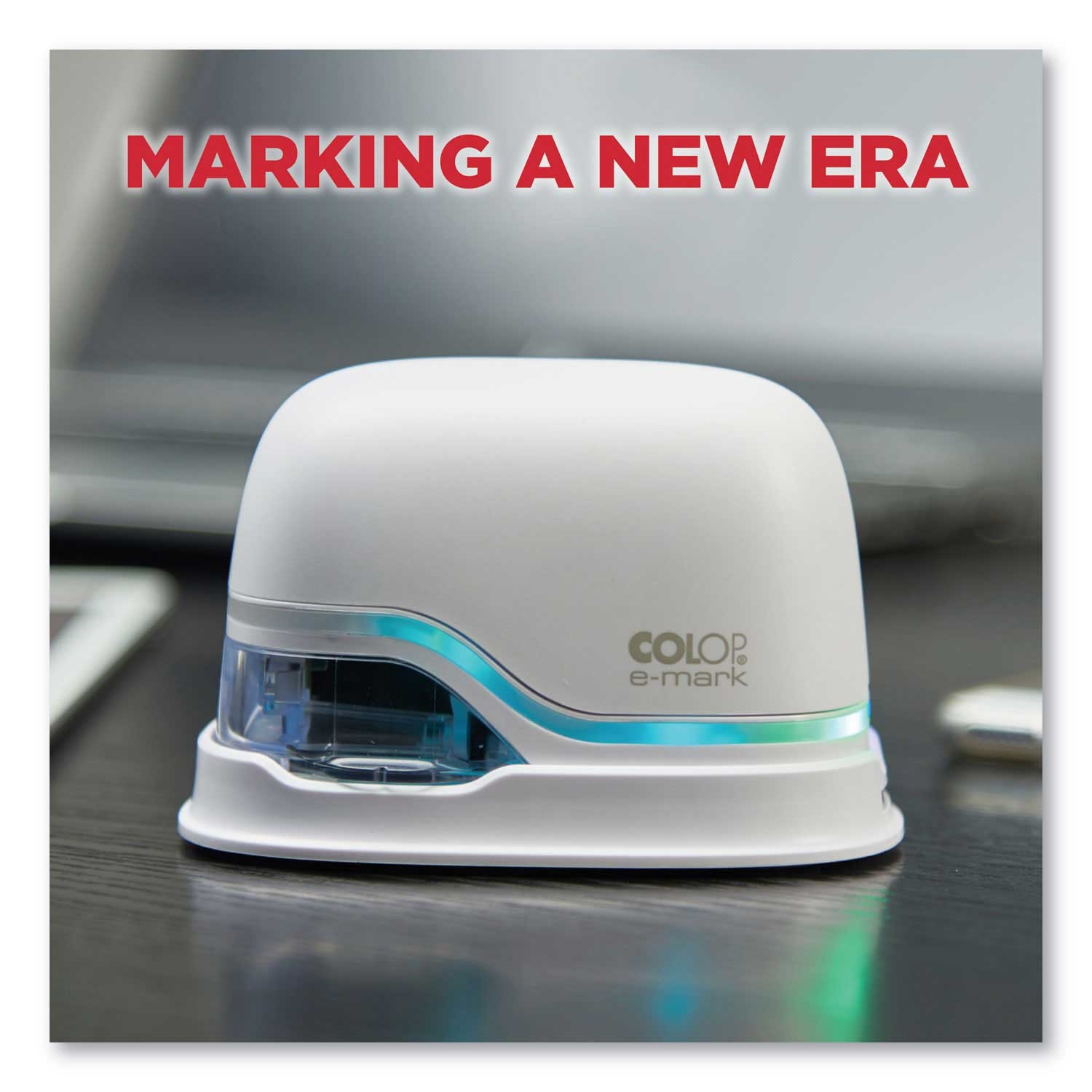 Colop E Mark White Customizable Size and Message with Images Digital Marking Device