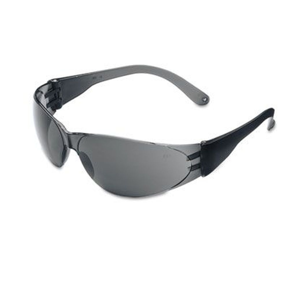 MCR Safety Gray Lens Checklite Scratch-Resistant Safety Glasses -- 12 per box