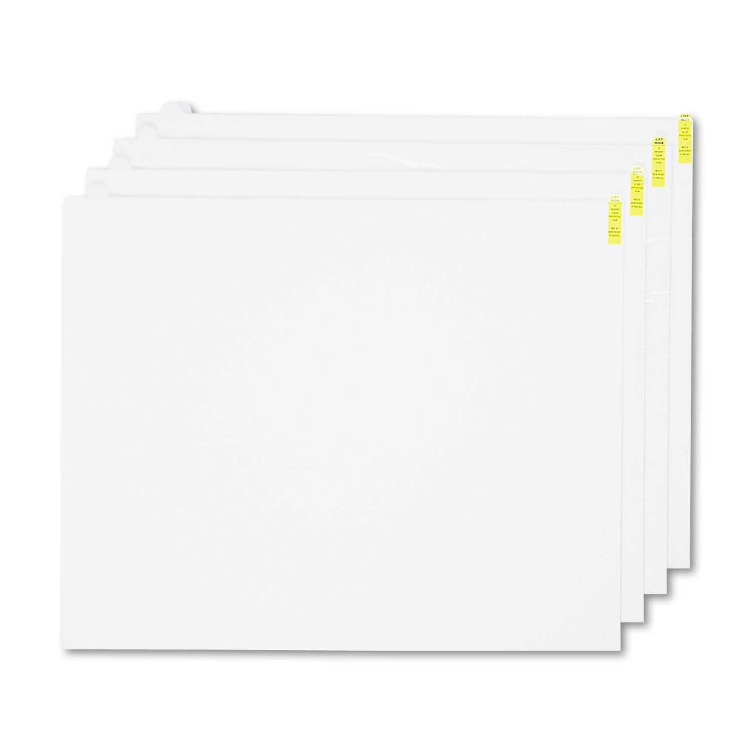 Crown White Walk N Clean Dirt Grabber Mat 60 Sheet Refill Pad, 30 x 24 inch -- 4 per case