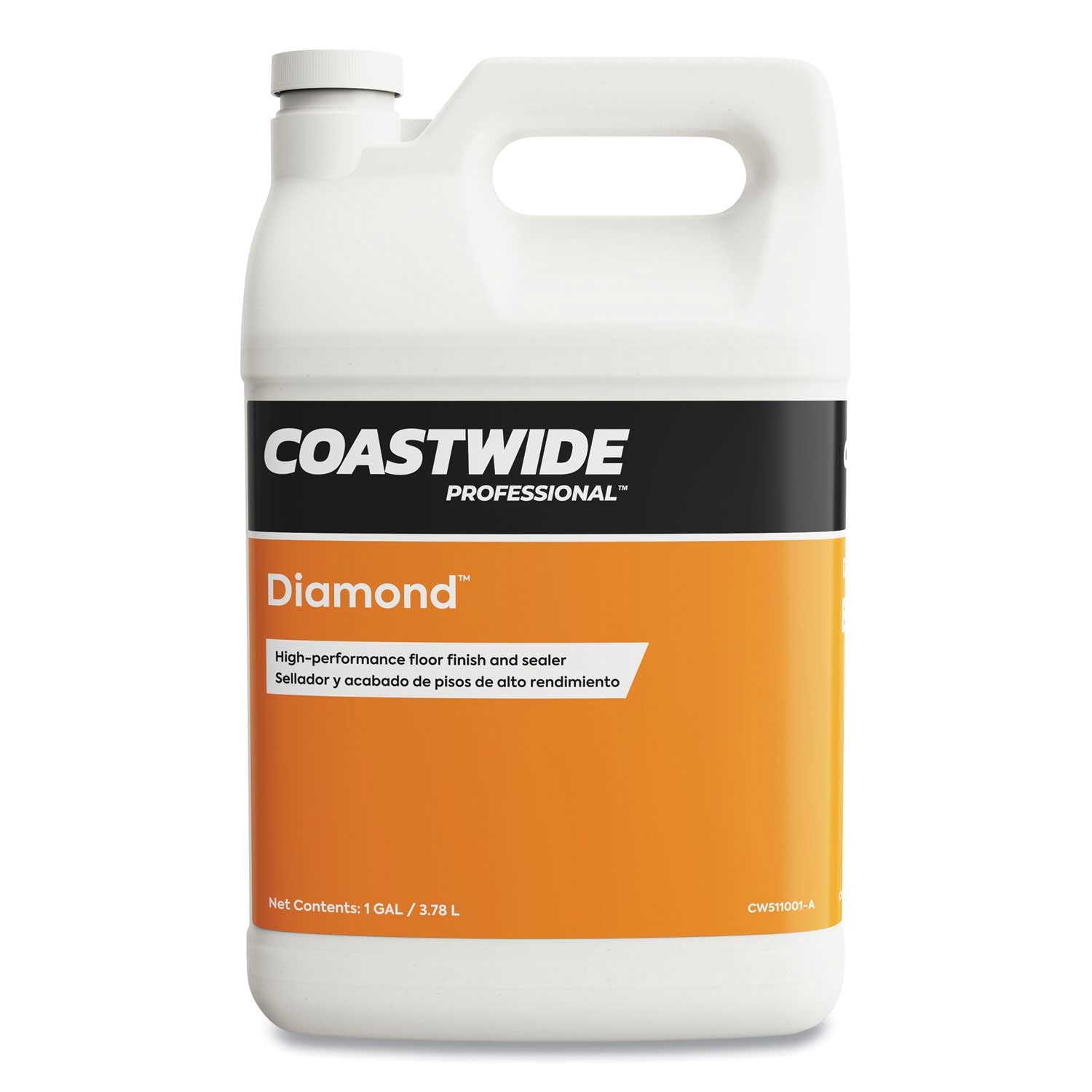 Coastwide Professional Fruity Scent Diamond High Performance Floor Finish, 3.78 Liter Container -- 4 per case