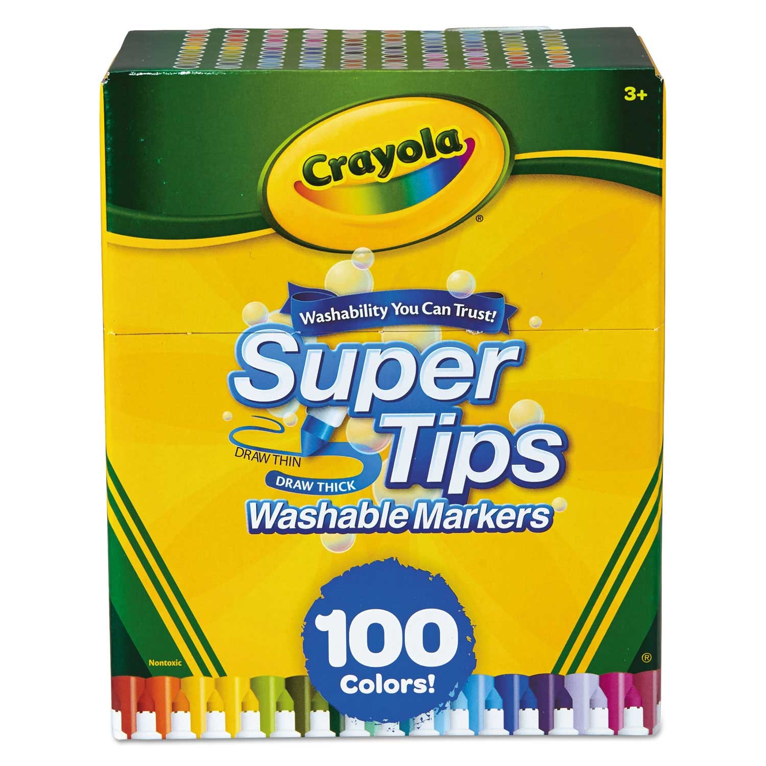 Crayola Assorted Color SuperTips Washable Marker Set -- 1 set