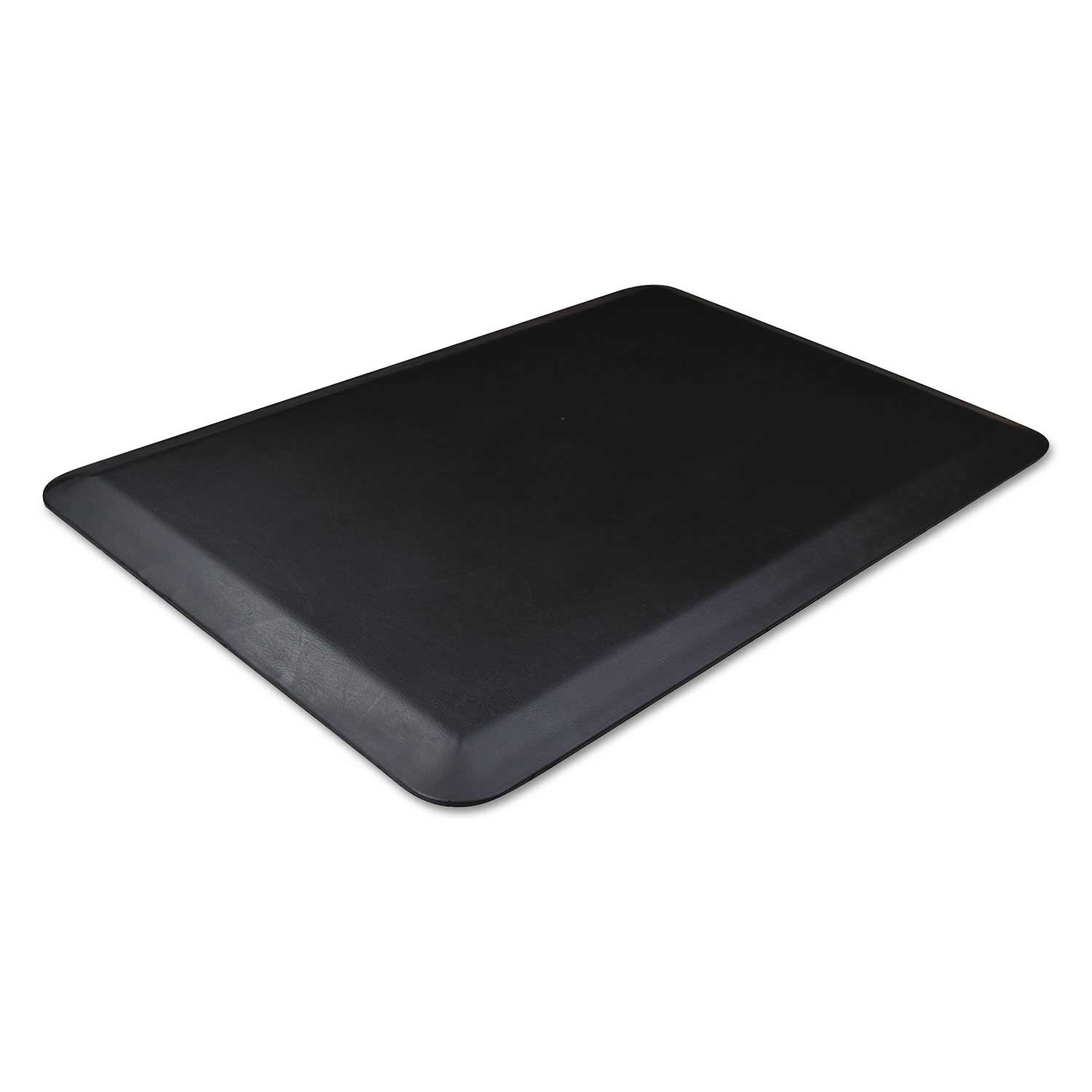 deflecto Polyurethane Black Rectangular Anti Fatigue Mat, 24 x 18 inch