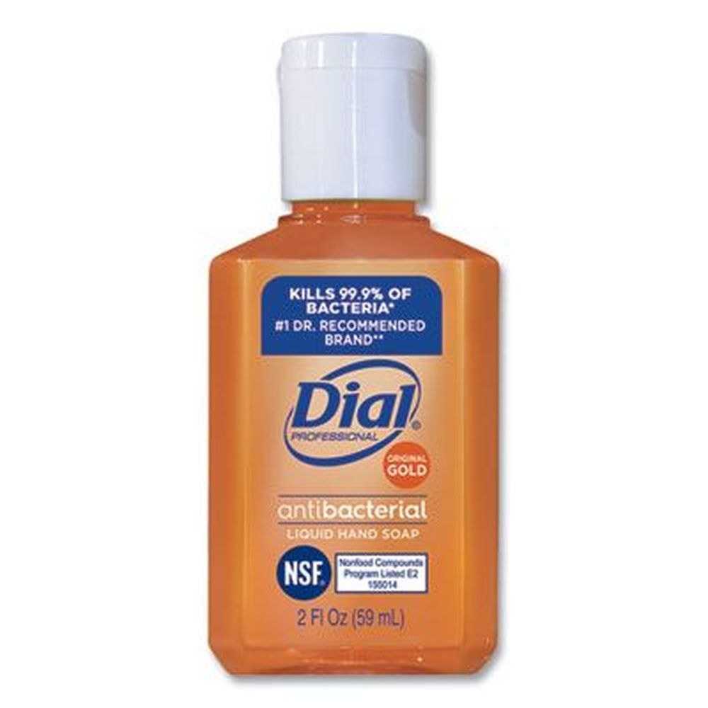 Dial Professional Floral Gold Antibacterial Liquid Hand Soap, 2 Ounce -- 144 per case